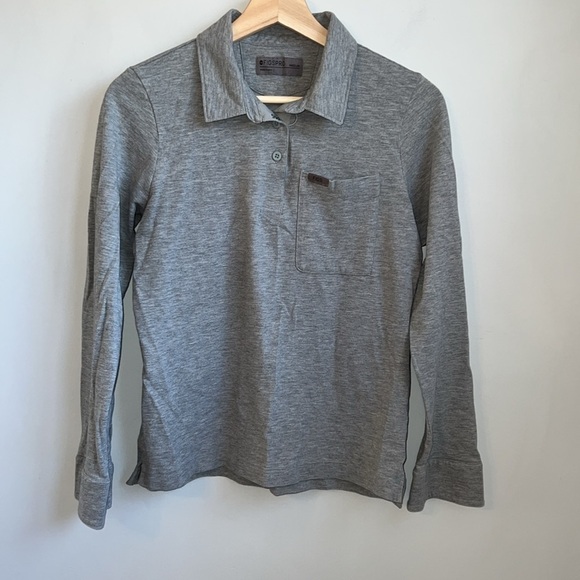 FIGSPRO Pique Longsleeve Polo SZ M - Picture 3 of 5
